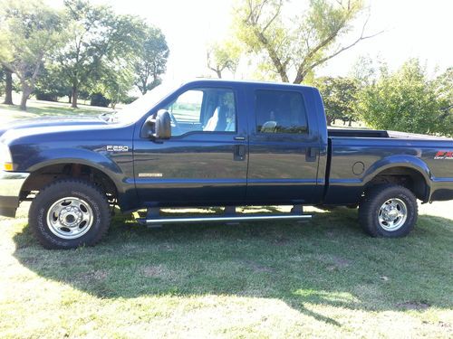 2004 ford f-250 super duty lariat crew cab pickup 6.0l diesel