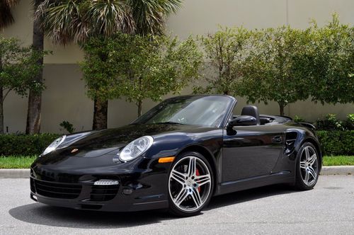 2008 porsche 911 turbo cabriolet*pre-certified*triple black*only 13kmiles*loaded