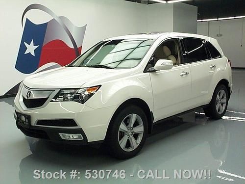 2010 acura mdx sh-awd tech sunroof nav rear cam 39k mi texas direct auto