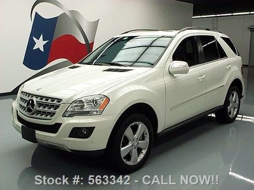 2010 mercedes-benz ml350 p1 4matic awd sunroof nav 58k texas direct auto