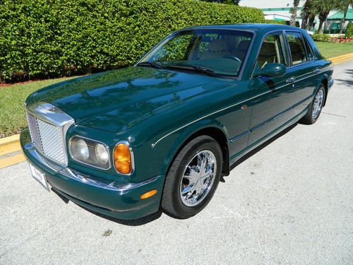 1999 bentley arnage green label mulsanne green cotswald chrome wheels runs great