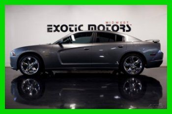 2011dodge charger r/t plus, tungsten on black, 47kmiles, navigation!only 23,888!