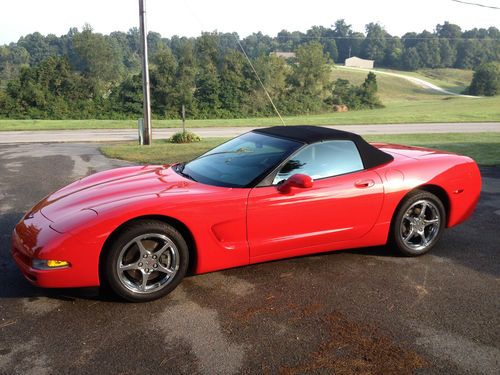 2000 chevrolet corvette base convertible 2-door 5.7l mint!!! low miles!!!