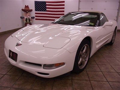 2001 corvette convertible 5.7l auto speedway white