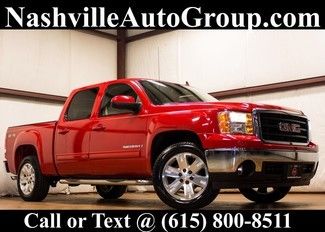 2008 red slt crew cab 4wd leather 20" wheels heated red silverado 4-door 4x4