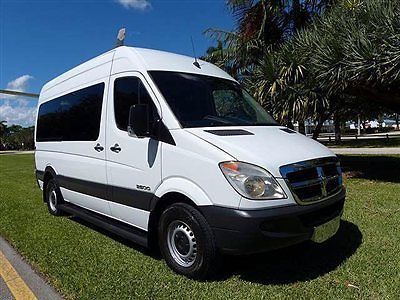 Florida 2008 sprinter 12 passenger 2500 freightliner mercedes benz diesel hi top