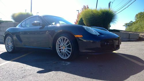 2007 midnight blue porsche cayman s w 19&#034; wheels