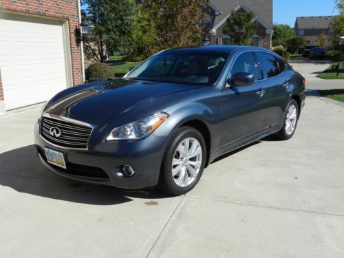 2011 infiniti m37x, premium and deluxe touring packages, hd nav system, blue