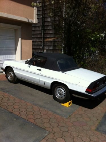 86 alfa romeo spyder graduate 12,000mi restore or parts