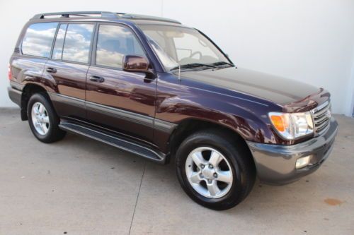 2003 toyota land cruiser leather navi 3rd row