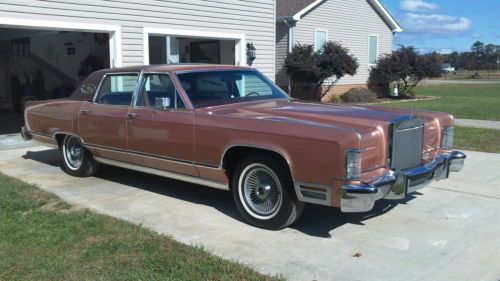 1978 lincoln continental base hardtop 4-door 7.5l