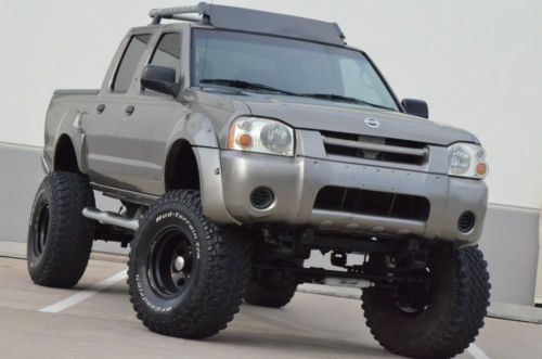2004 nissan frontier xe crew 2wd 5spd lifted truck fresh trade $599 ship