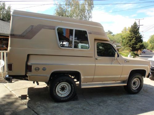 K5 blazer chalet 4x4 on 3/4 ton axles, running driving project. california truck