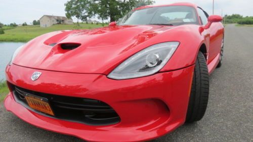 2013 adrenaline red dodge viper gts with laguna interior