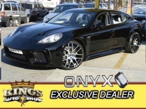 Awd panamera 4 onyx concept car, full custom interior &amp; body kit, 22&#039;&#039; wheels