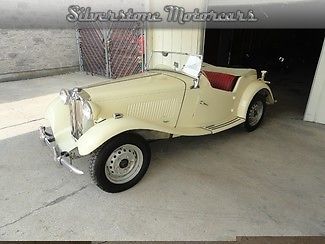 1953 white td! manual, project car, very good condition convertible sportscar