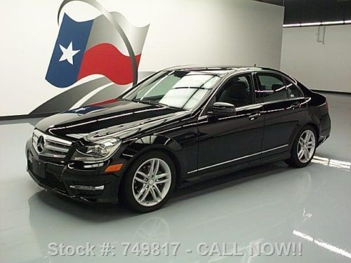 2013 mercedes-benz c250 sport turbo auto sunroof 19k mi texas direct auto