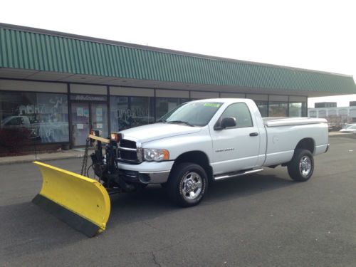 1 owner 4x4 fisher snow plow 5.9l cummins turbo diesel no reserve