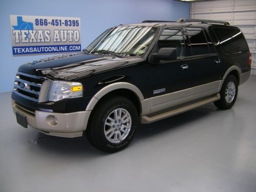 We finance!!!  2007 ford expedition el eddie bauer auto pwr 3rd row tow sat 1own