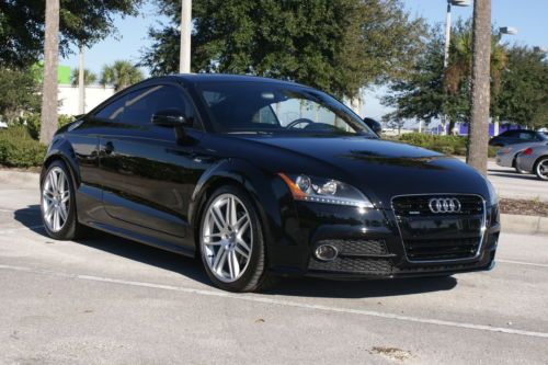 2011 audi tt s-line nav leather suede black on black super clean quattro