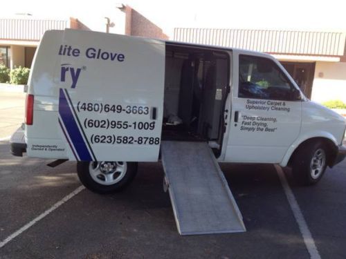 2003 chevrolet astro chevy extended cargo van white with ramp