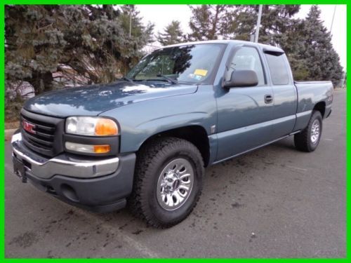 2006 gmc sierra ext cab 1500 4x4 clean carfax v-8 auto no reserve auction