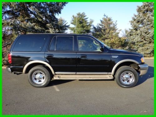 2001 ford expedtion eddie bauer 4x4 suv v-8 auto leather no reserve auction