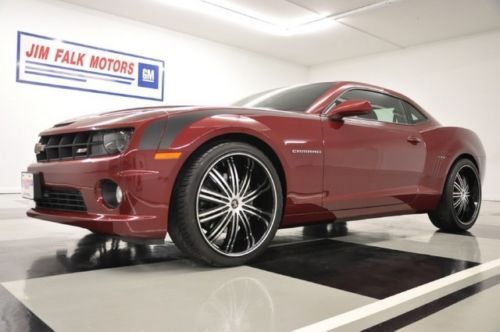 Only 2k mi! pristine 2010 2ss rs 22 rims red jewel rally sport 6.2l camaro sale