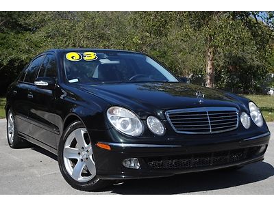 03 mercedes benz e500 sedan 5.0l v8,  panoramic sunroof, one  owner, no reserve.