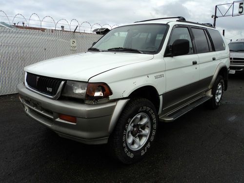 1999 mitsubishi montero sport limited sport utility 4-door 3.5l, no reserve