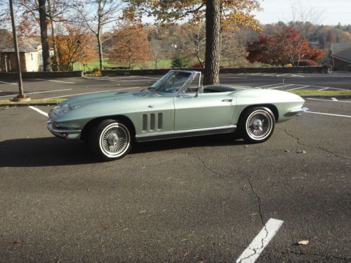 1966 chevrolet corvette 39,500 orig miles! 327/350hp, 4sp, conv. l79, knock offs