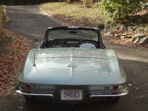 1966 Chevrolet Corvette 39,500 orig miles! 327/350hp, 4sp, Conv. L79, Knock offs, image 3