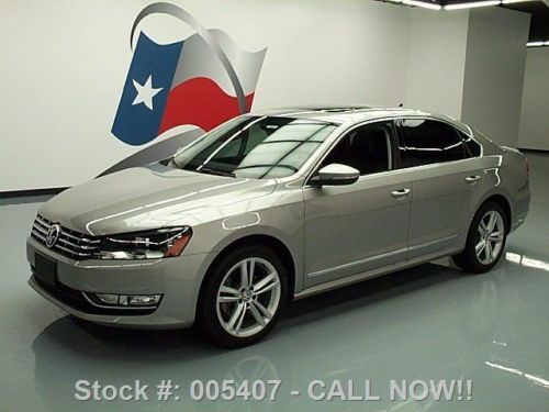 2012 volkswagen passat tdi sel prem diesel sunroof nav! texas direct auto