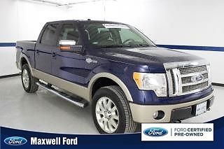 10 ford f150 4x4 crew cab king ranch, loaded with leather, nav, sunroof!