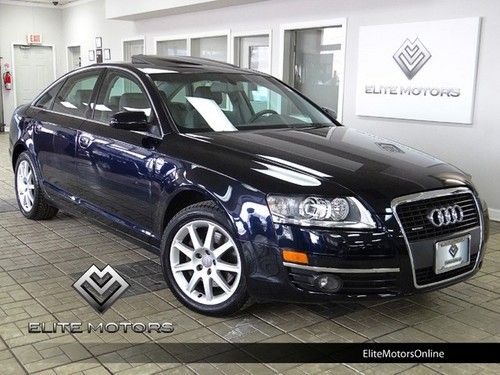 2005 audi a6 3.2l quattro navi htd sts moonroof xenons bose 1~owner