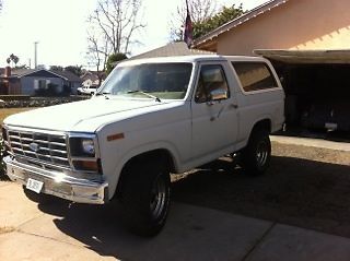 1985 ford bronco xlt 4x4 rebuilt 5.8 v8 engine low mileage