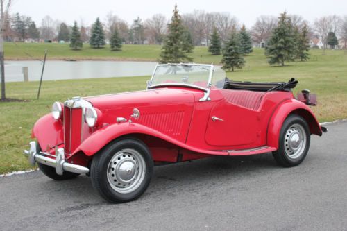 1953 mgtd roadster