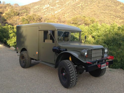 1958 dodge power wagon ambulance turbo-diesel