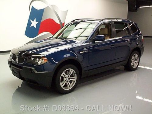 2005 bmw x3 3.0i awd pano sunroof leather alloys 67k mi texas direct auto