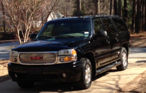 2002 gmc denali k150 black 3rd rw st leather very clean, low miles 706215006-two