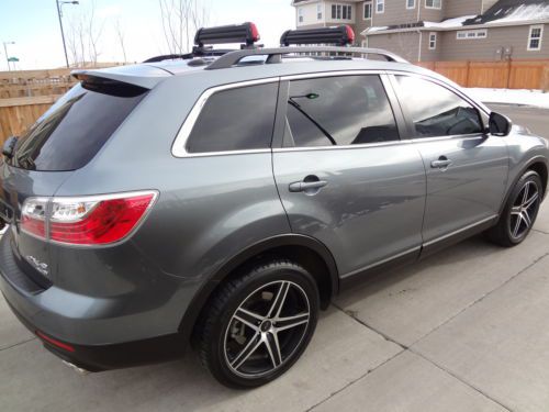 2011 mazda cx9 cx-9 touring, dolphin gray, suv crossover like new 13655 miles