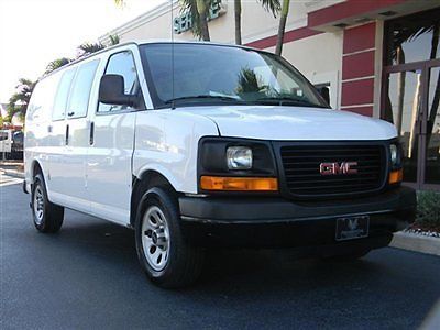 2010 gmc savana g1500 express work van 4.3 v6 cargo one owner clean low miles