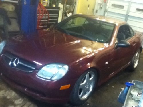 1999 mercedes slk convertible with 46k