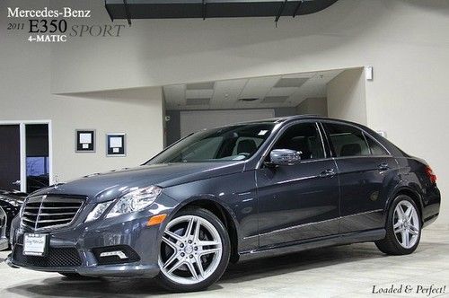 2011 mercedes benz e350 sport 4-matic p2 premium pano roof parktronic navi wow$$