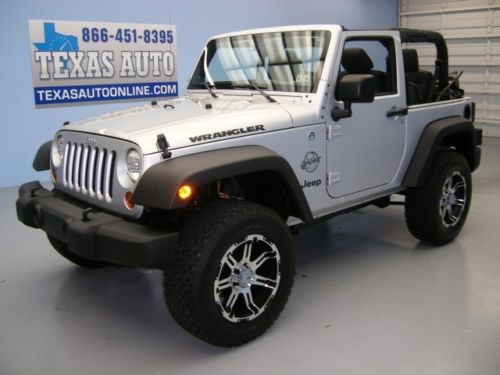 We finance!!!  2011 jeep wrangler sport 4x4 automatic a/c soft top cd texas auto