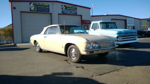 1965 monza convertible 67,000 miles california black plates time capsual