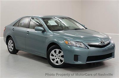 5-days *no reserve* &#039;11 camry hybrid le 35+mpg carfax warranty off lease clean
