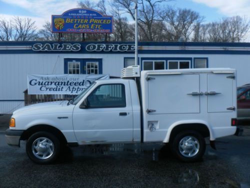 2005 ford ranger xl standard cab pickup 2-door 3.0l refrigerator truck! 24/29mpg