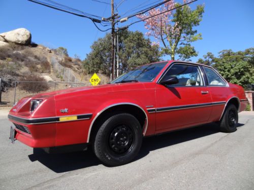 1 owner 84 buick skyhawk custom coupe 2.0l 4cyl. j-body rare mpg