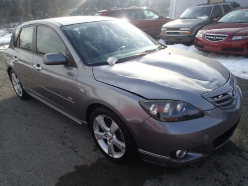 2006 mazda 3 hatchback, salvage, damaged, runs and drives